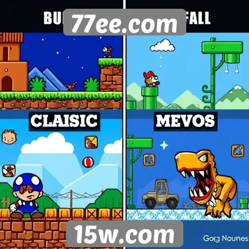 Comparação de jogos clássicos e novos no 77ee.com