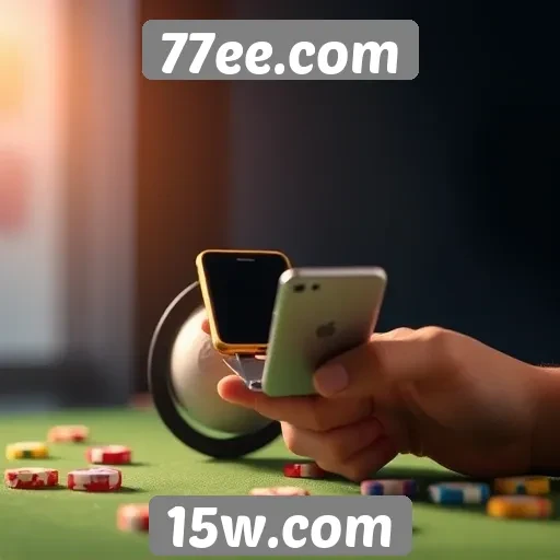 Acessibilidade móvel no 77ee.com para jogadores